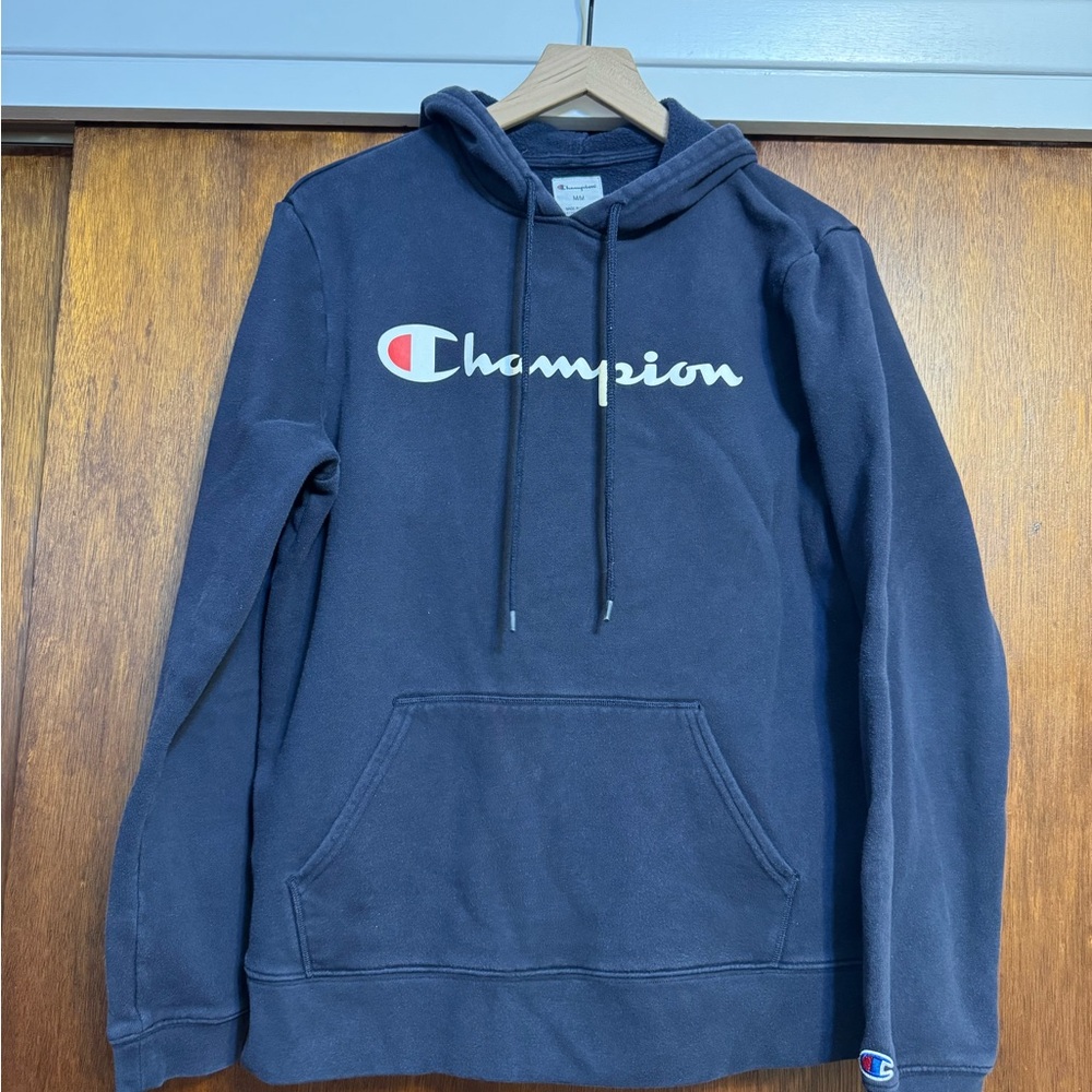 Champion Dark Blue Pullover Hoodie